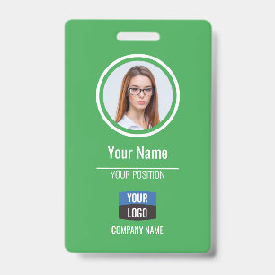 Marine - Personeelsfoto ID Bedrijfsbeveiligingsbad Badge