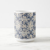 Marine Perzisch tapijt patroon Koffiemok (Center)