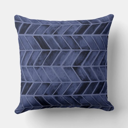 Marine Pijl Waterverf  Kussen (Achterkant)