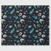 Marine Plankton Cadeaupapier (Vlak)