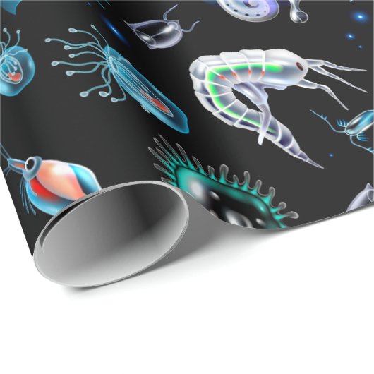 Marine Plankton Cadeaupapier (Rol Hoek)