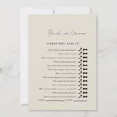 Marine raad eens wie het douchespel zei kaart (Voorkant)