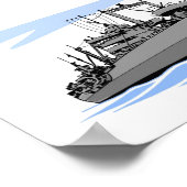 Marine Robin en Joseph H. Thompson Poster (Hoek)