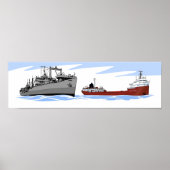 Marine Robin en Joseph H. Thompson Poster (Voorkant)