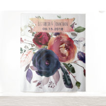 Marine Roze Bloemen Fotohokje Achtergrond