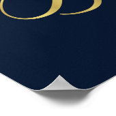 MARINE ROZE BLOEMEN WATERVERF BRUILOFTSSHOWER WELK POSTER (Hoek)