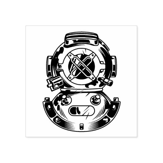 Marine Rubberstempel (Afrduk)