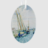 Marine Scene Boats bij Venice Ornament (voorkant)