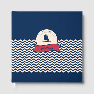 Marine schip logo motief zeiljacht decor gastenboek