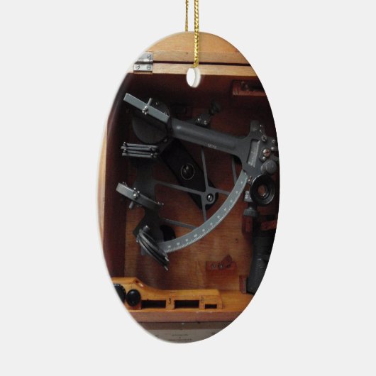 marine Sextant Keramisch Ornament (Rechts)