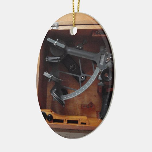  marine Sextant Keramisch Ornament (Links)