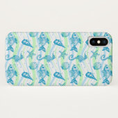 Marine Sketch Pattern Case-Mate iPhone Case (Achterkant (horizontaal))