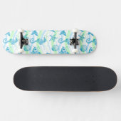 Marine Sketch Pattern Persoonlijk Skateboard (Horizontaal)