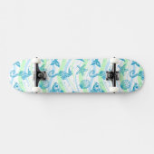 Marine Sketch Pattern Persoonlijk Skateboard (Horizontaal)