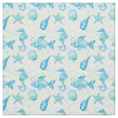 Marine Sketch Pattern Stof (Swatch)