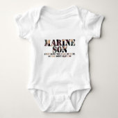 Marine Son Answering Call Call Call Call Romper (Voorkant)