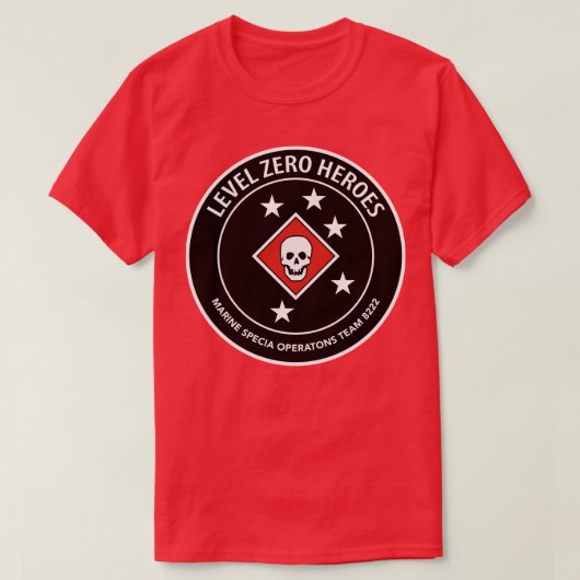 Marine Special Operations Team 8222 T-shirt (Design voorkant)