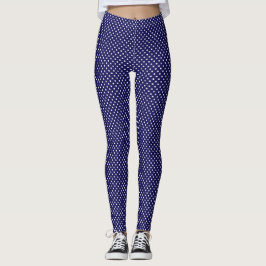 Marine stippen actieve leggings