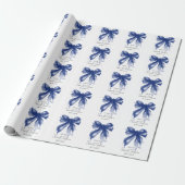 Marine strik jeugdvrouw script Sweet 16-feest Cadeaupapier (Uitgerold)