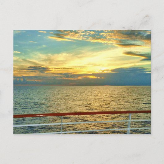 Marine Sunrise Briefkaart (Voorkant)