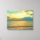 Marine Sunrise Canvas Afdruk (Voorkant)