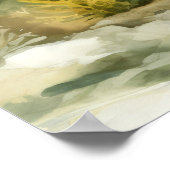 Marine Tapestry: kleurrijk zeewier & Kelp Garden Poster (Hoek)