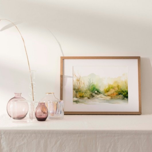 Marine Tapestry: kleurrijk zeewier & Kelp Garden Poster