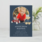 Marine Teddybeer Kinderherdenking Kaart (Staand voorkant)