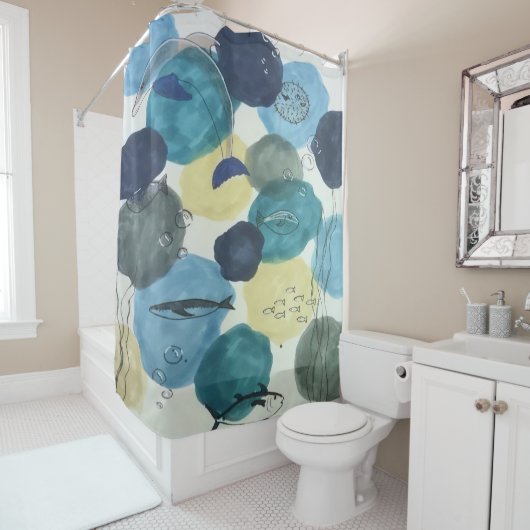 Marine Thema Vis Zee Life Douche Gordijn (In situ)