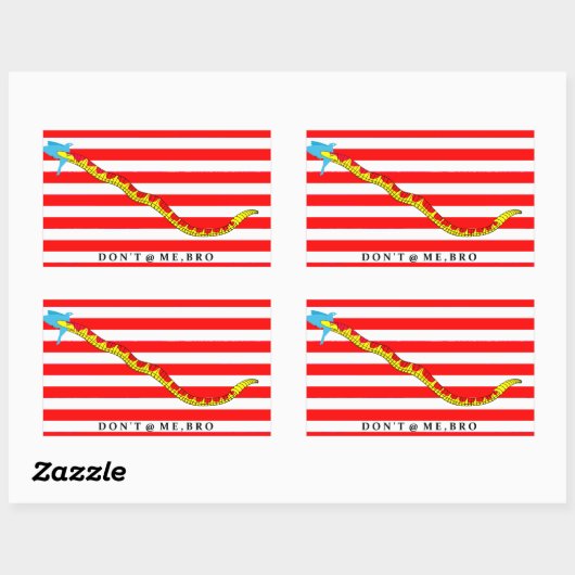 Marine Tweetwar Battle Flag Rechthoekige Sticker (Vel)