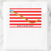 Marine Tweetwar Battle Flag Rechthoekige Sticker (Tas)