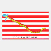 Marine Tweetwar Battle Flag Rechthoekige Sticker (Voorkant)