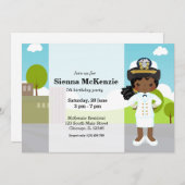 Marine-uniform officier kaart (Voorkant / Achterkant)