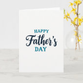 Marine Vaderdag Briefkaart (Gele Bloem)