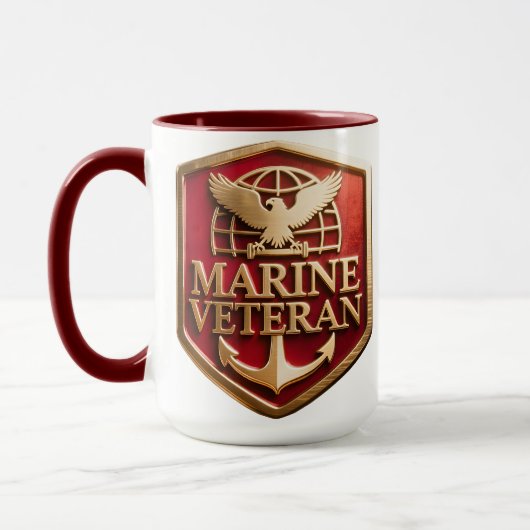 Marine Vet Beker Mok (Links)