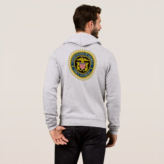 Marine Veteran Hoodie (Achterkant volledig)