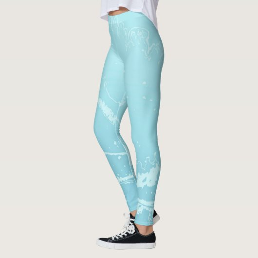 Marine Vibes Abstract Leggings (Links)