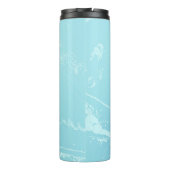 Marine Vibes Abstract Thermosbeker (Achterkant)