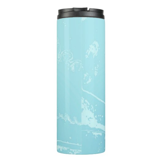 Marine Vibes Abstract Thermosbeker (Achterkant)