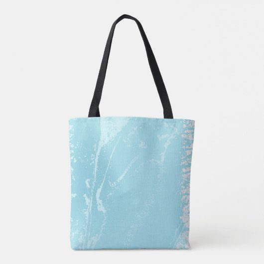Marine Vibes Abstract Tote Bag (Achterkant)