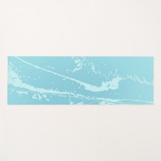 Marine Vibes Abstract Yogamat (Voorkant (horizontaal))