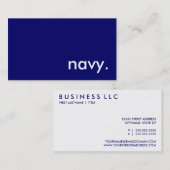 marine visitekaartje (Voorkant / Achterkant)