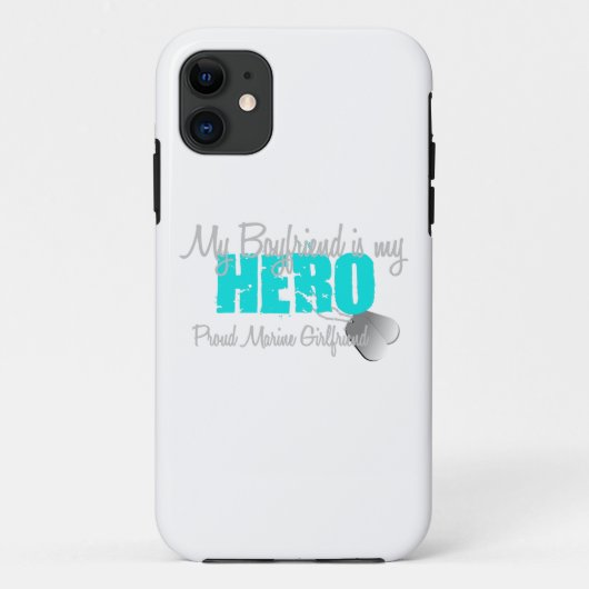 Marine Vriendin Hero Case-Mate iPhone Case (Achterkant)