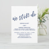 Marine We doen nog steeds moderne handschrift verj Kaart (Staand voorkant)