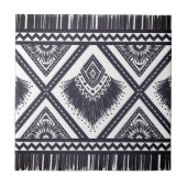 Marine wit Boho patroon Tegeltje (Voorkant)