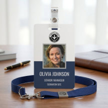 Marine Wit Foto Logo Personeels ID Zakelijk