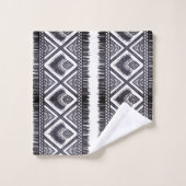 Marine witte boho patroon handdoek (Wasdoekje)