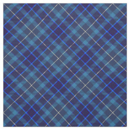 Marine Witte Geruite Krachtige Patroon Tartan Retr Stof