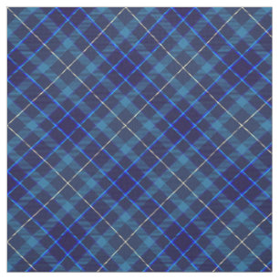 Marine Witte Geruite Krachtige Patroon Tartan Retr Stof
