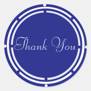 Marine & Witte Sticker / Envelopzegel